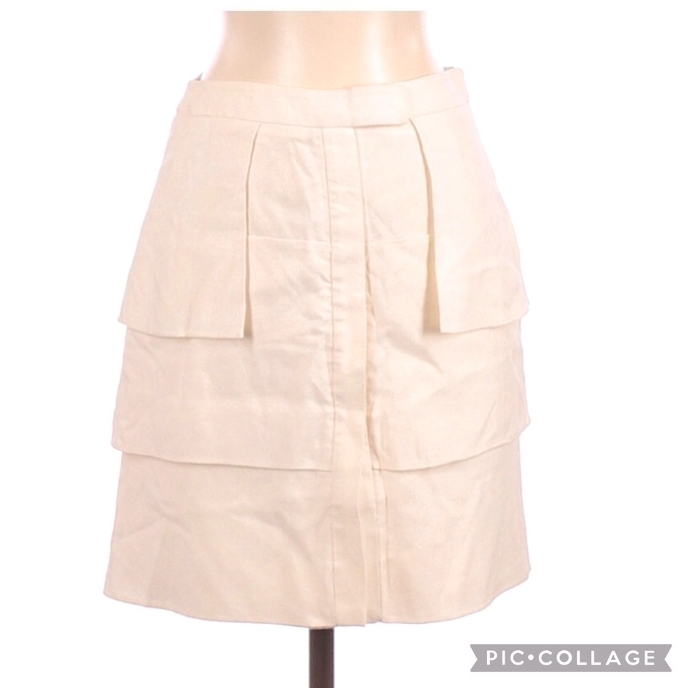 Authentic Luca Luca Wool Blend Layer/Tiered Skirt